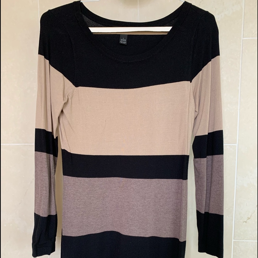 Inc striped dress.